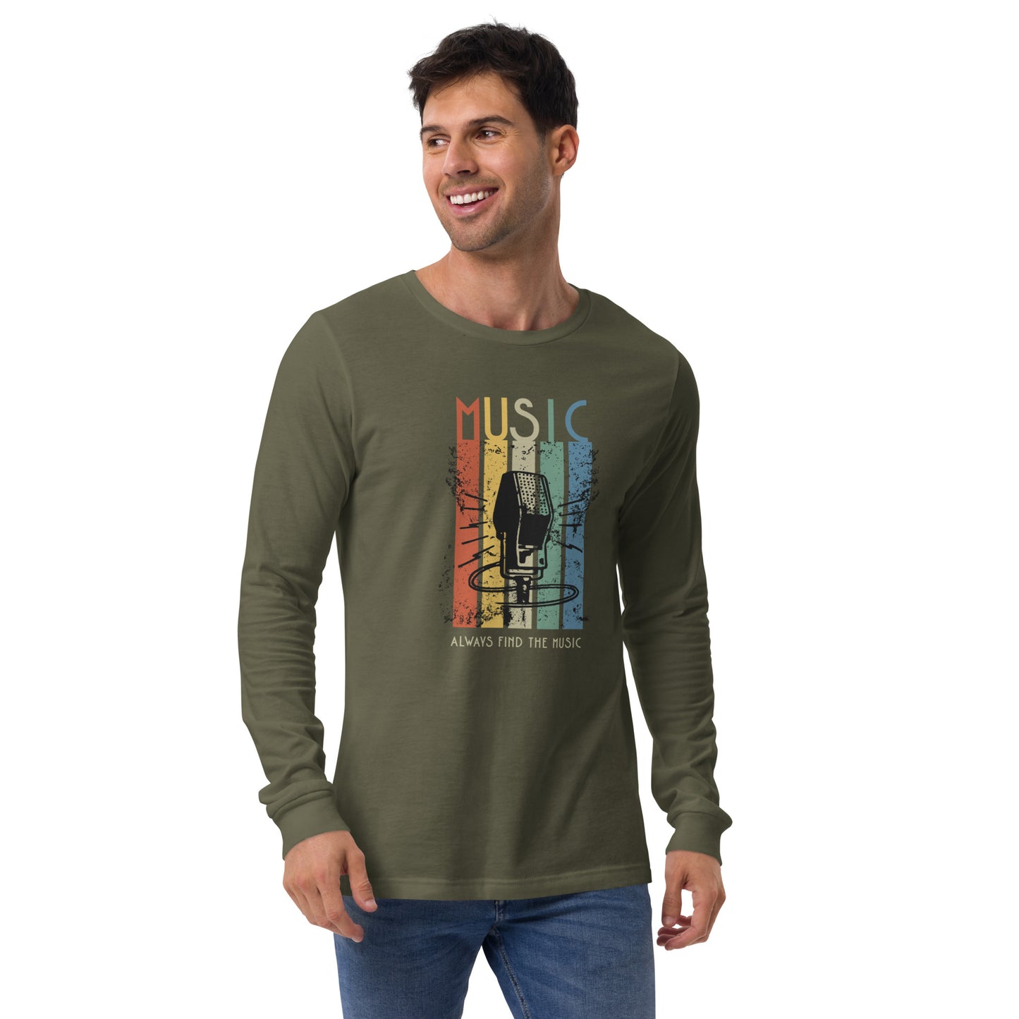 Always Find the Music Unisex Long Sleeve Shirt