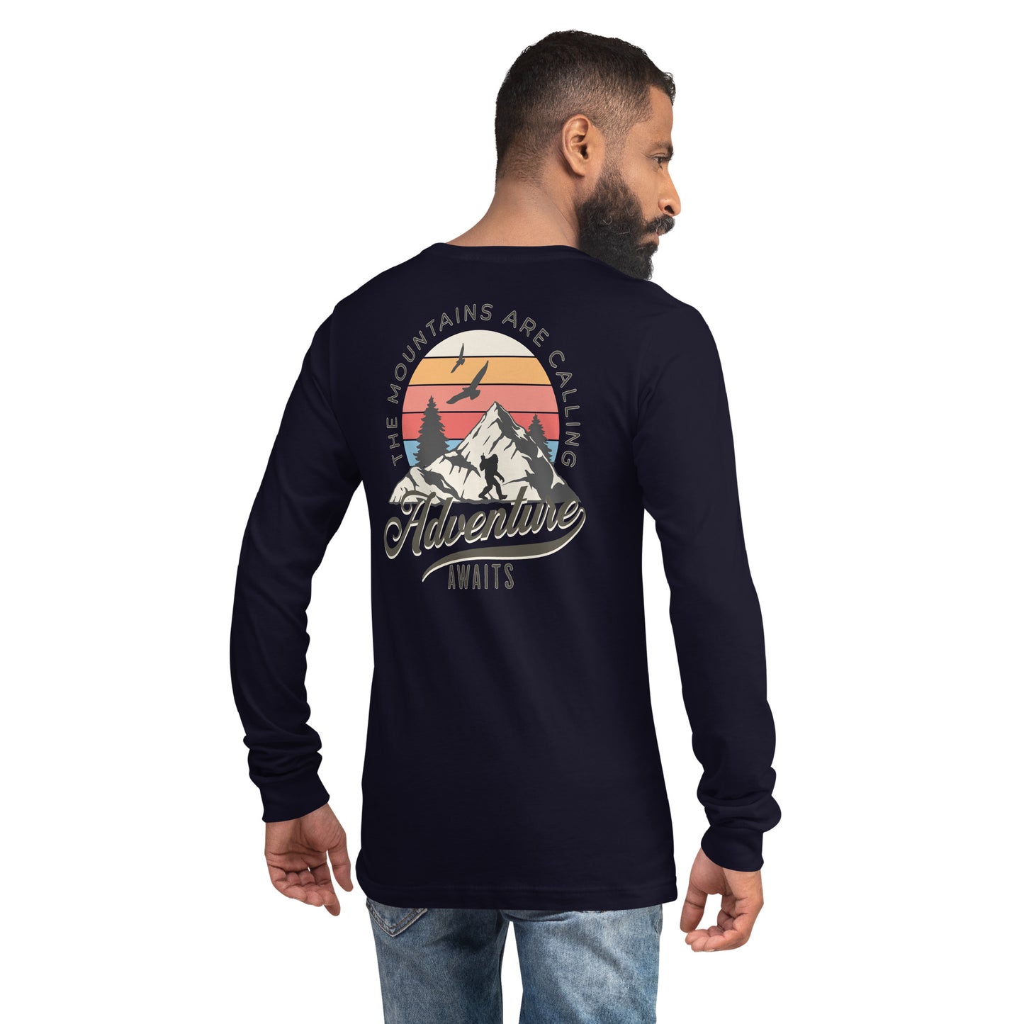 Sasquatch Adventure Awaits Unisex Long Sleeve Shirt