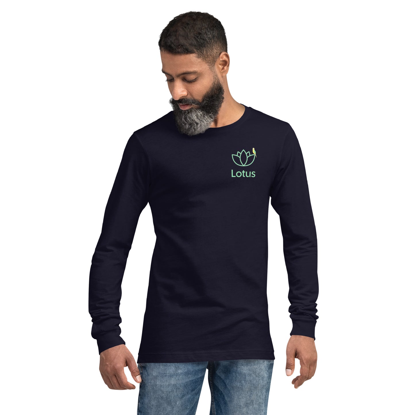 Lotus Bird Unisex Long Sleeve Shirt