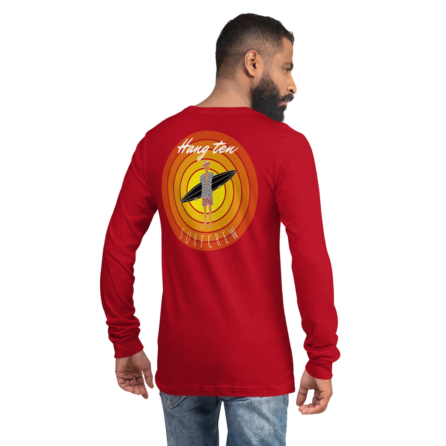 Hang Ten Surf Crew Unisex Long Sleeve Shirt