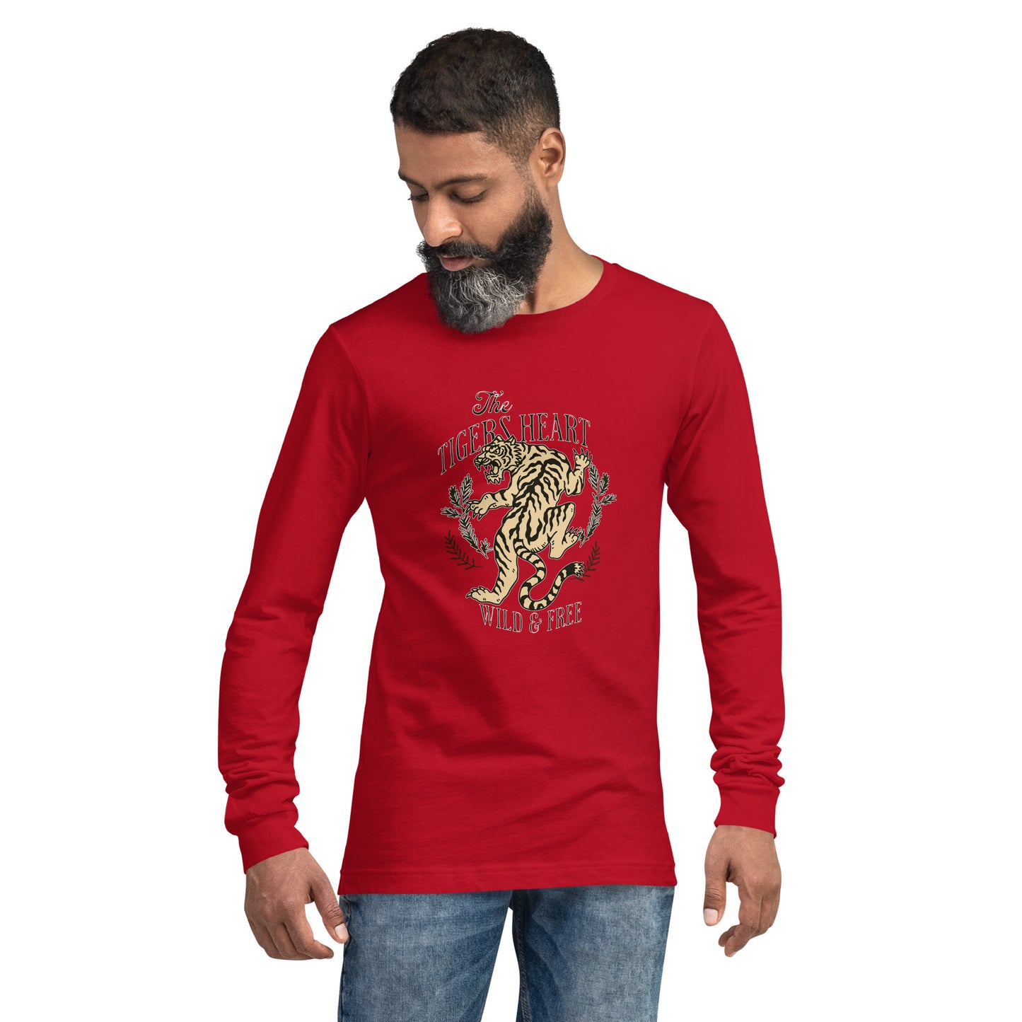 The Tiger's Heart Wild & Free Unisex Long Sleeve Shirt