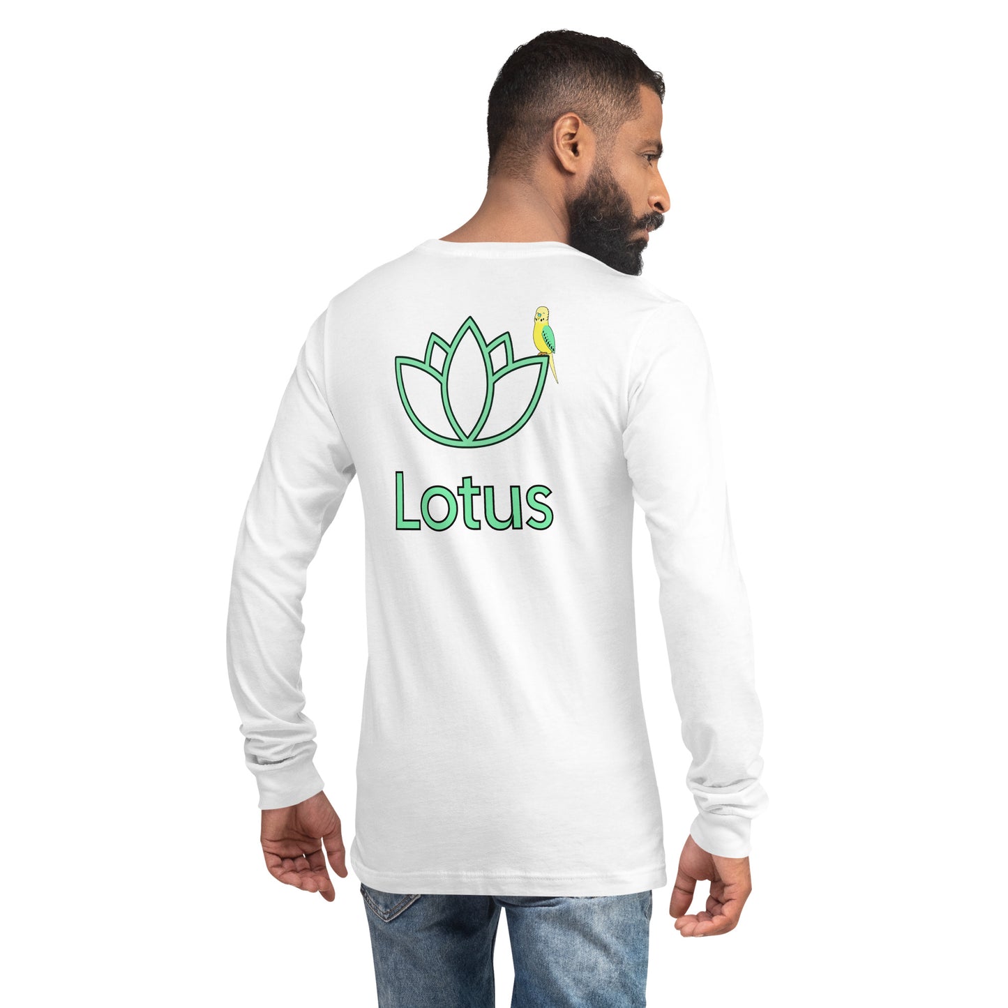 Lotus Bird Unisex Long Sleeve Shirt