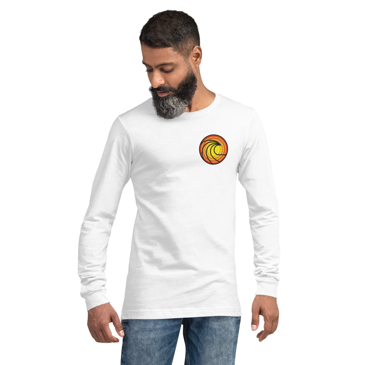 Wave in Sunset Unisex Long Sleeve Shirt