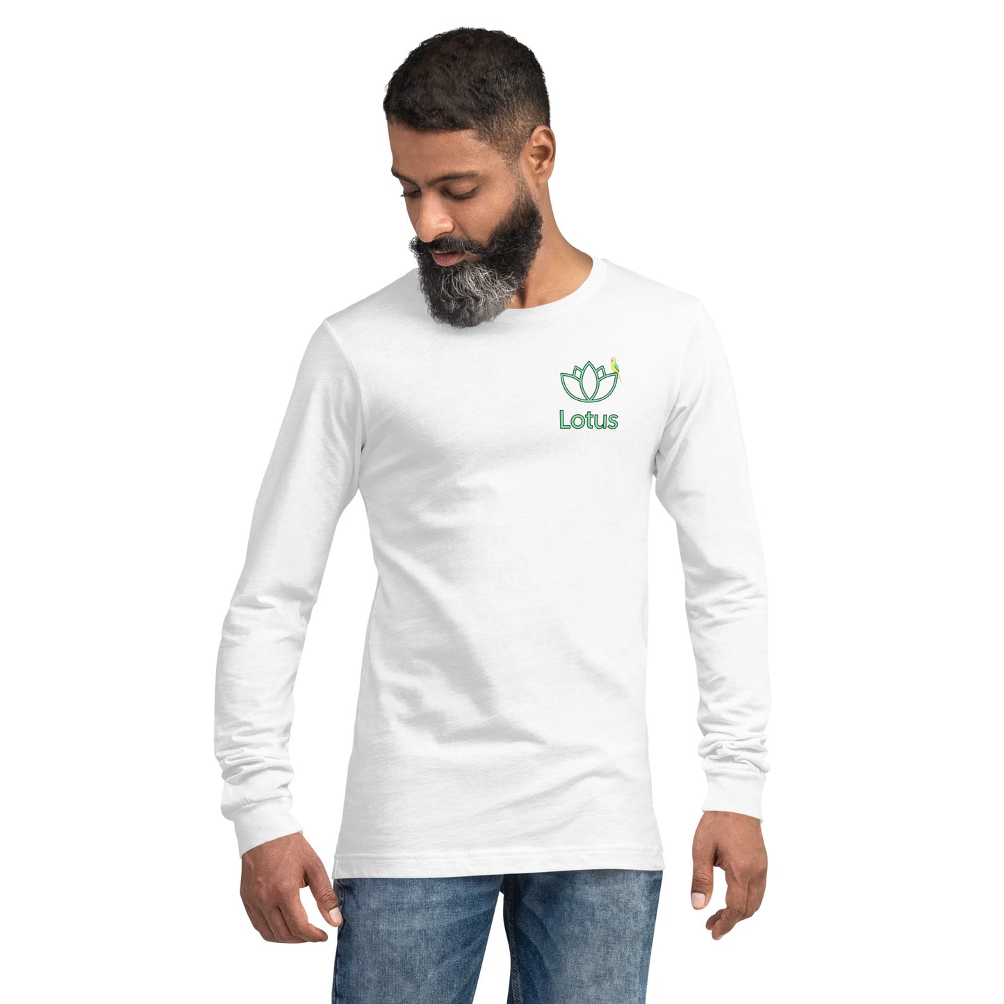 Lotus Bird Unisex Long Sleeve Shirt