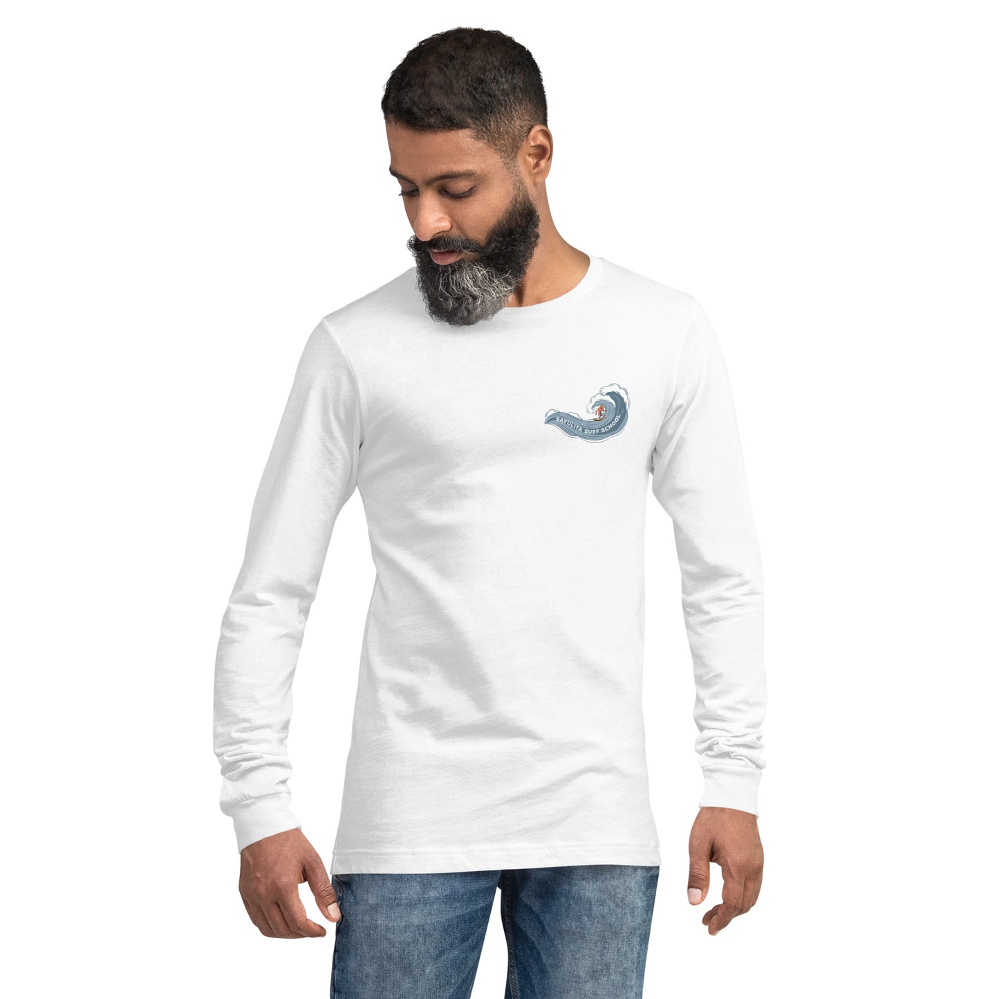 Sayulita Surf School Wave Unisex Long Sleeve Shirt