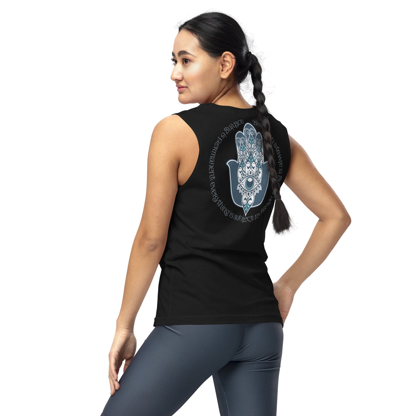 Namaste Palm Unisex Muscle Shirt