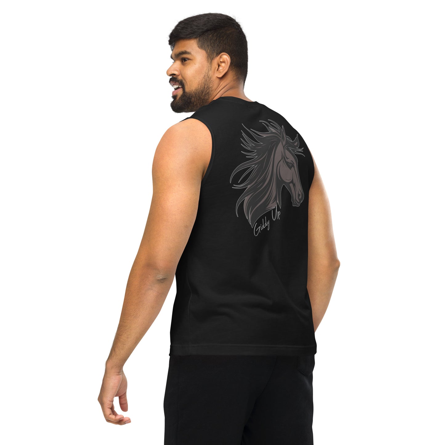 Giddy Up Horse Unisex Muscle Shirt