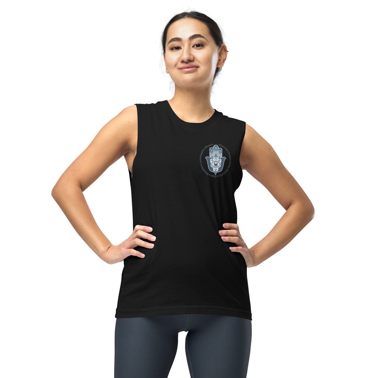 Namaste Palm Unisex Muscle Shirt