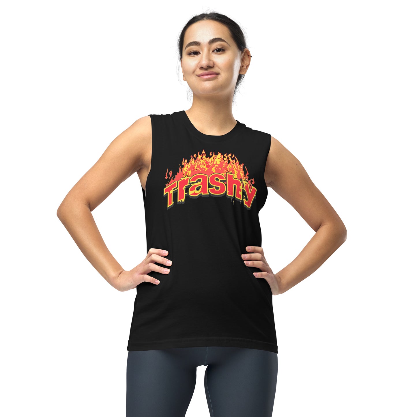 Trashy Flames Unisex Muscle Shirt