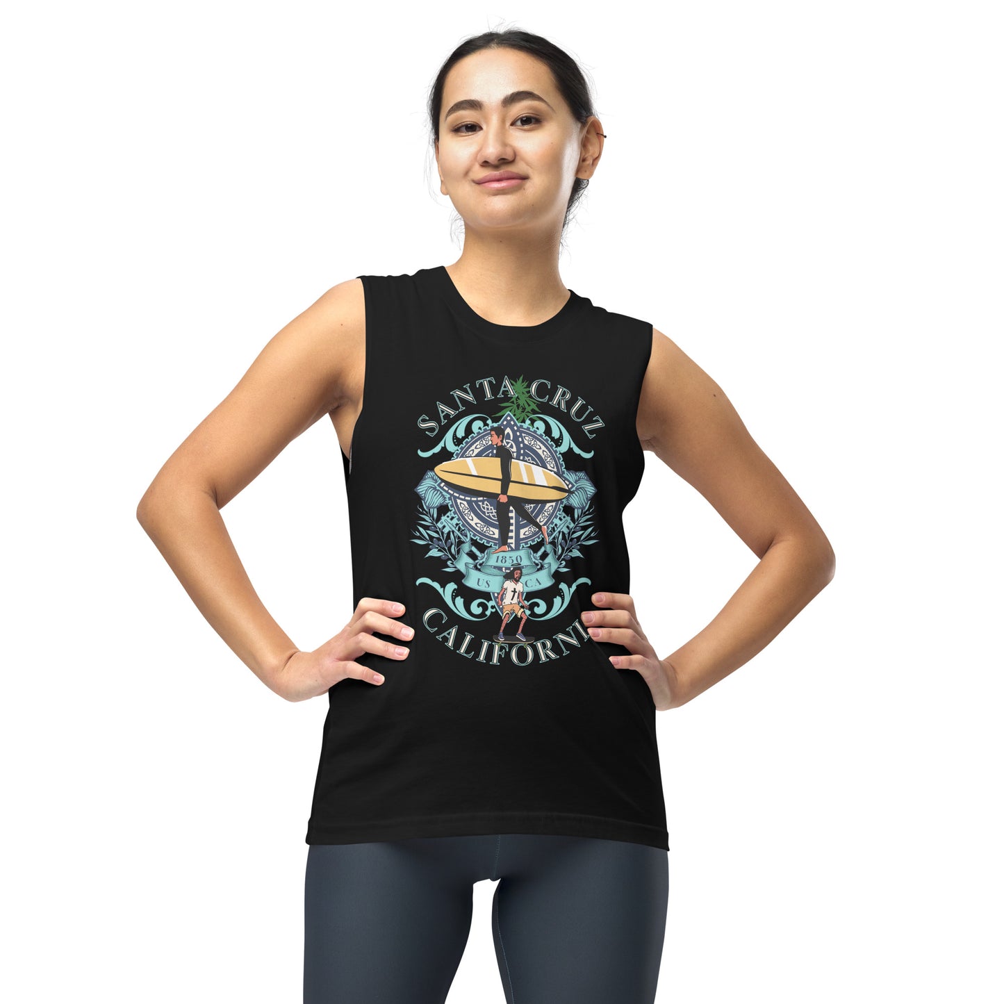 Santa Cruz California Unisex Muscle Shirt