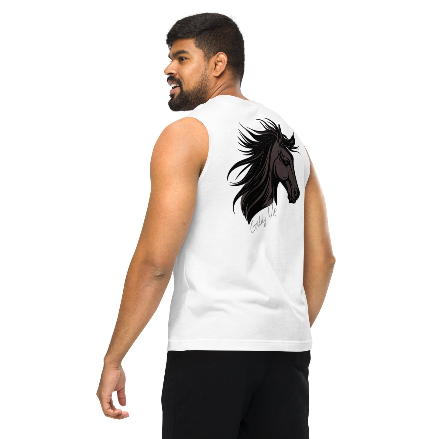 Giddy Up Horse Unisex Muscle Shirt