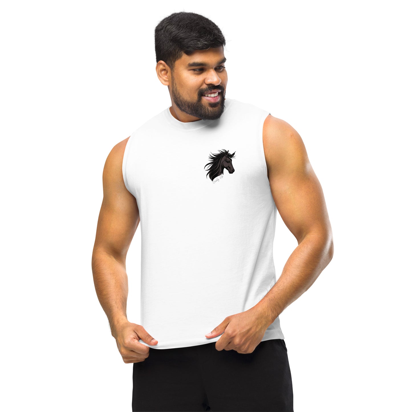 Giddy Up Horse Unisex Muscle Shirt