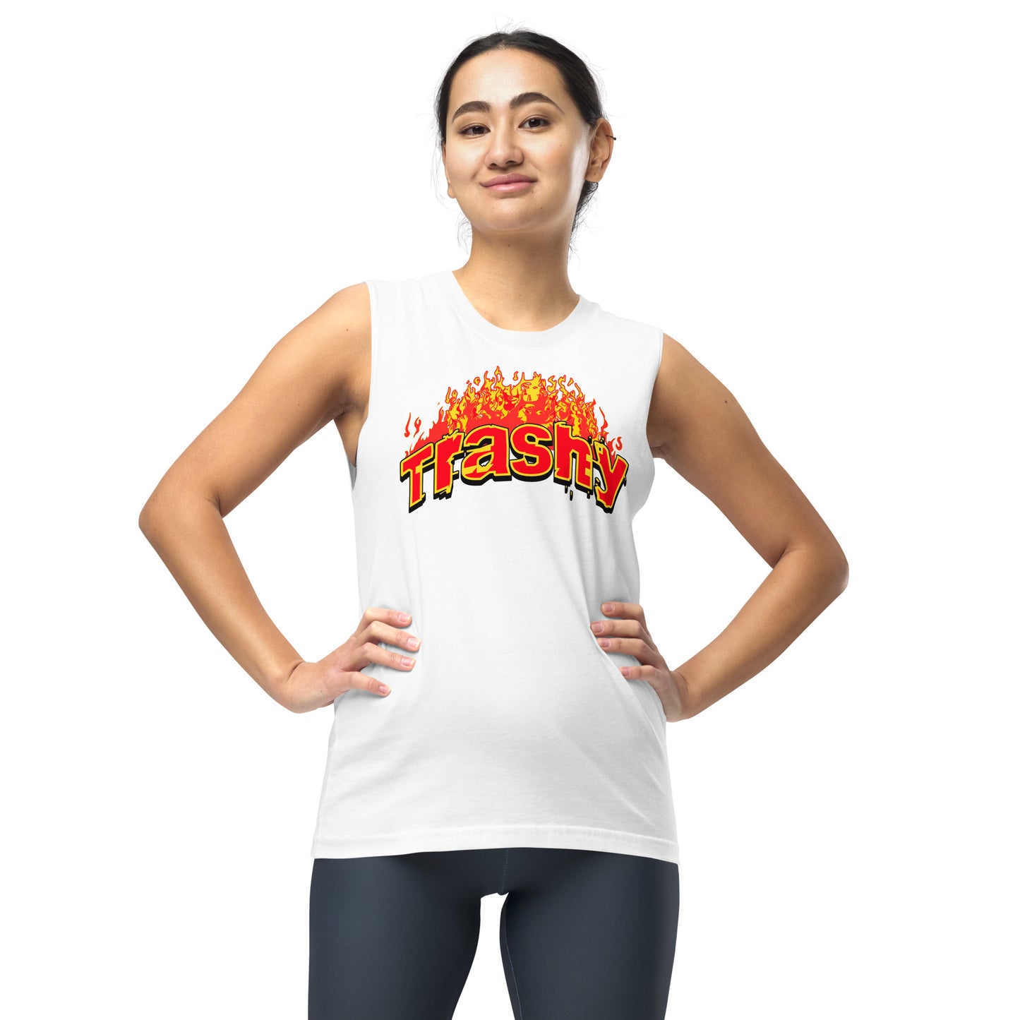 Trashy Flames Unisex Muscle Shirt