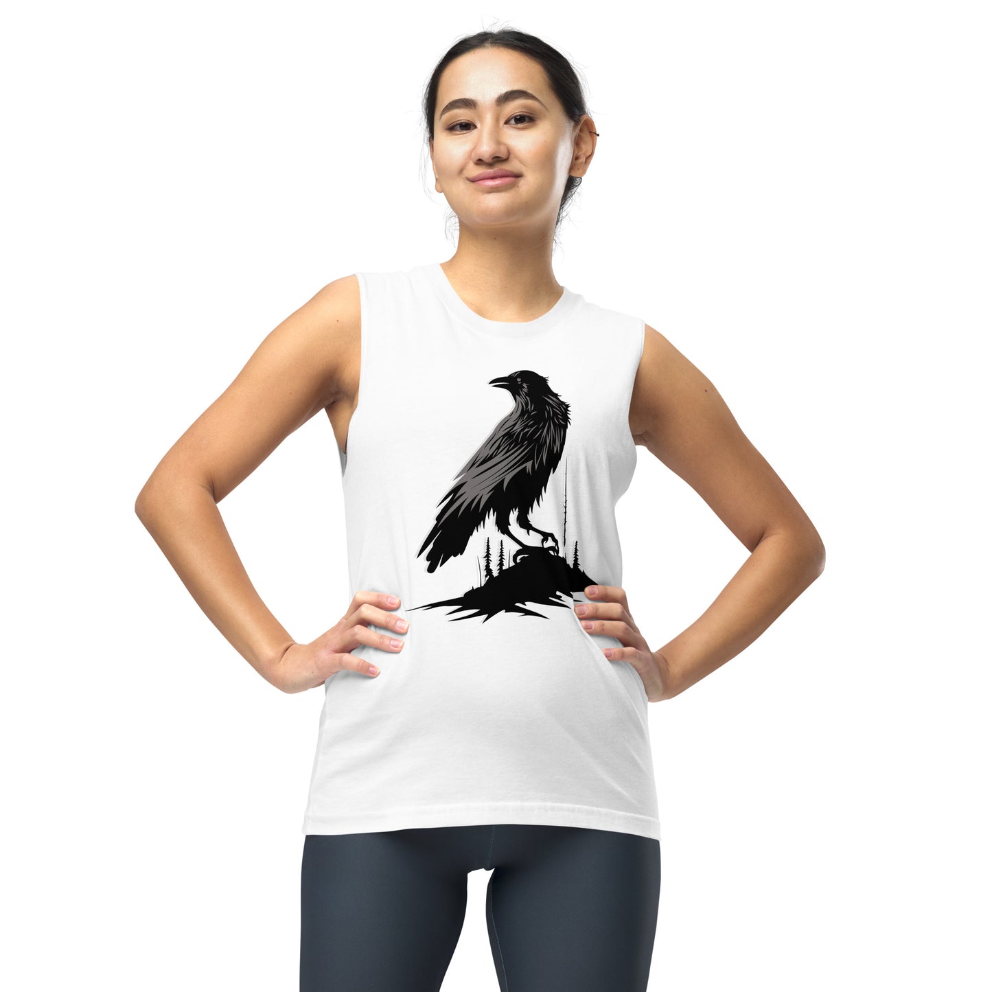 Raven Unisex Muscle Shirt