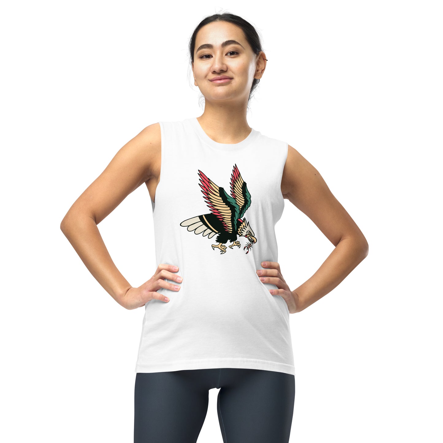 Eagle Con Escorpión Unisex Muscle Shirt