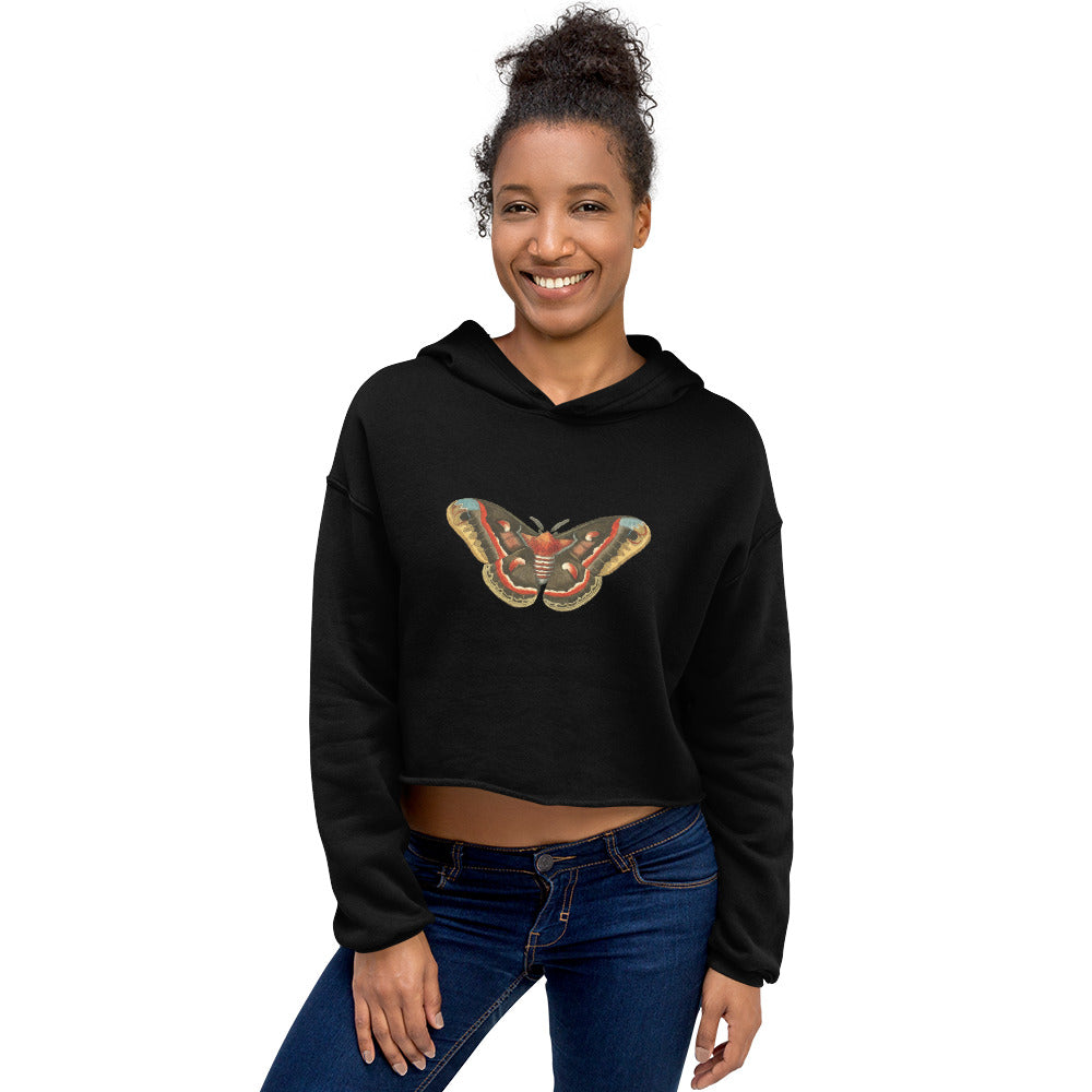 Butterfly Women's Crop Hoodie