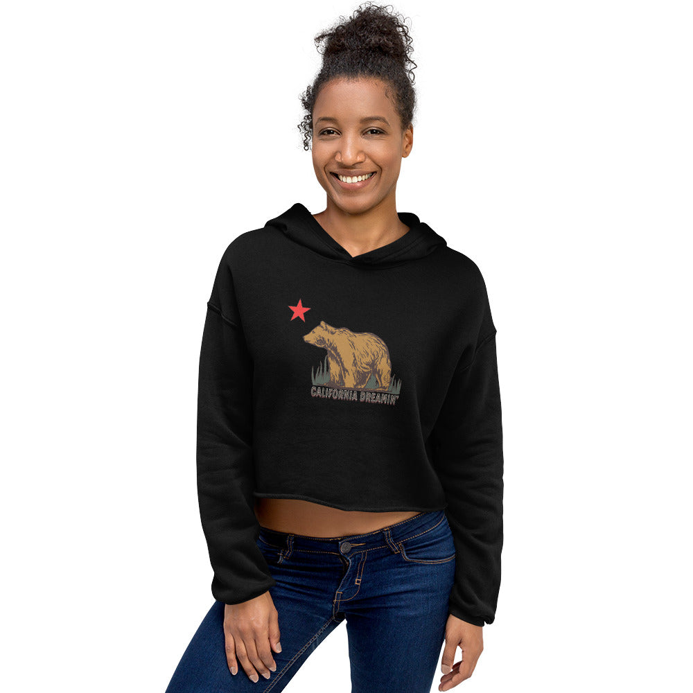 California Dreamin' Women's Crop Hoodie