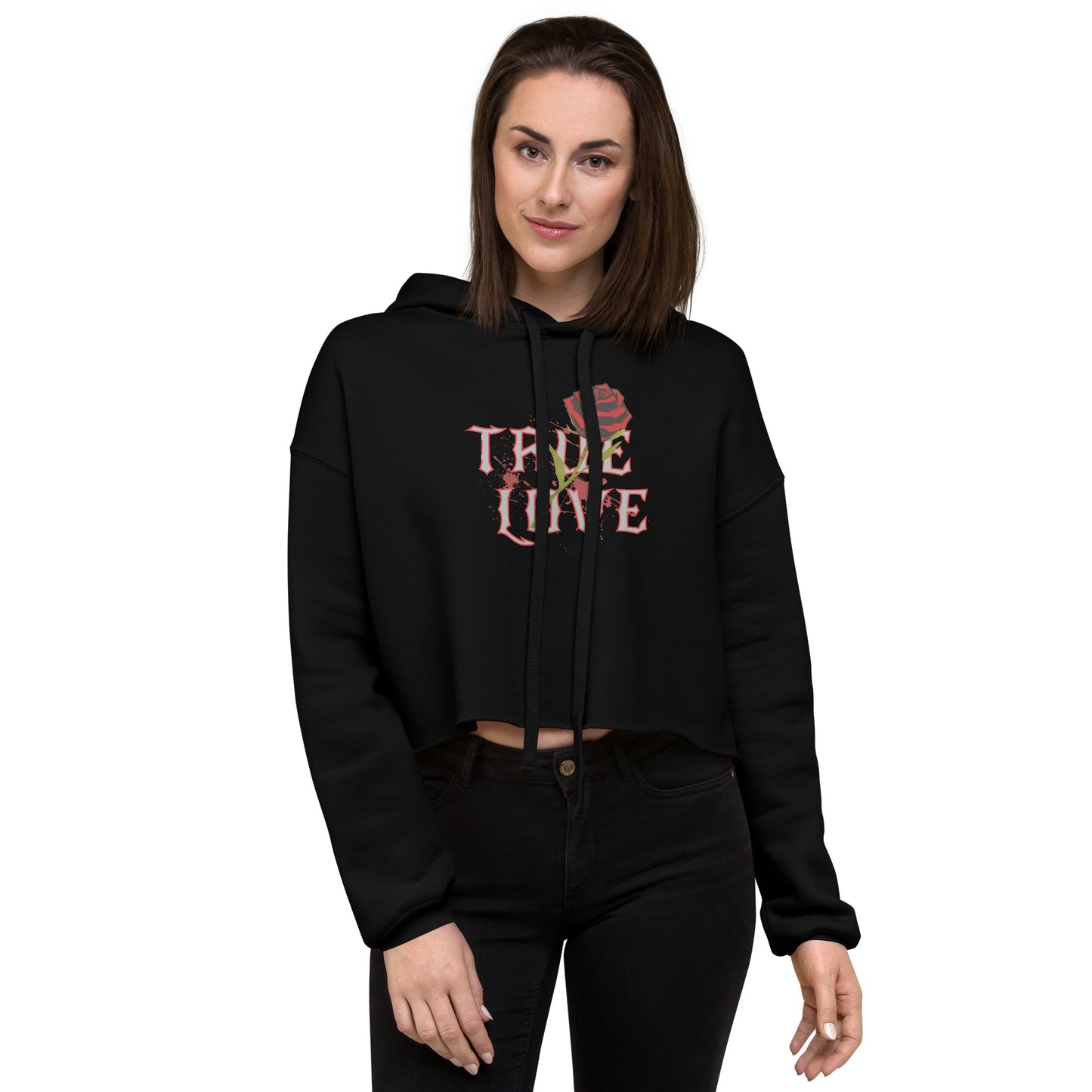 True Love Women's Crop Hoodie