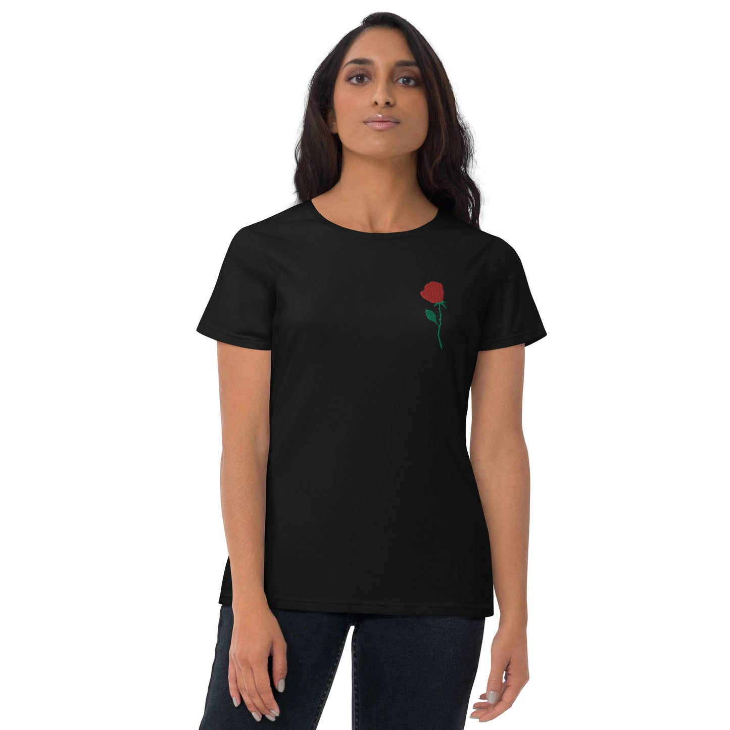 Red Rose Women's Short Sleeve T-Shirt