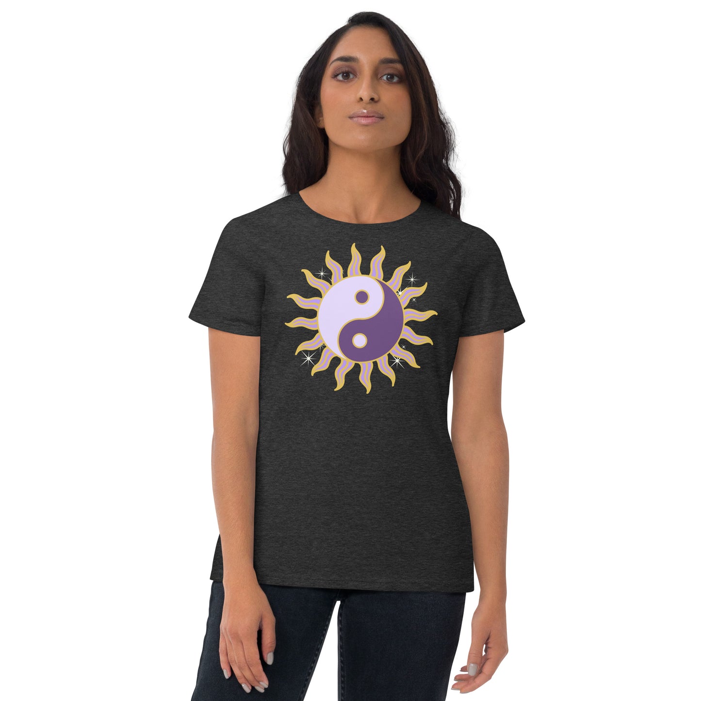 Yin Yang Sun Women's Short Sleeve T-Shirt