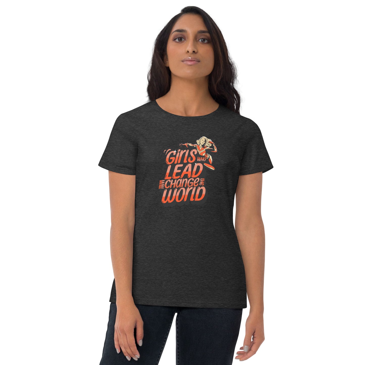 Girls Who Lead Will Change the World Women's Short Sleeve T-Shirt