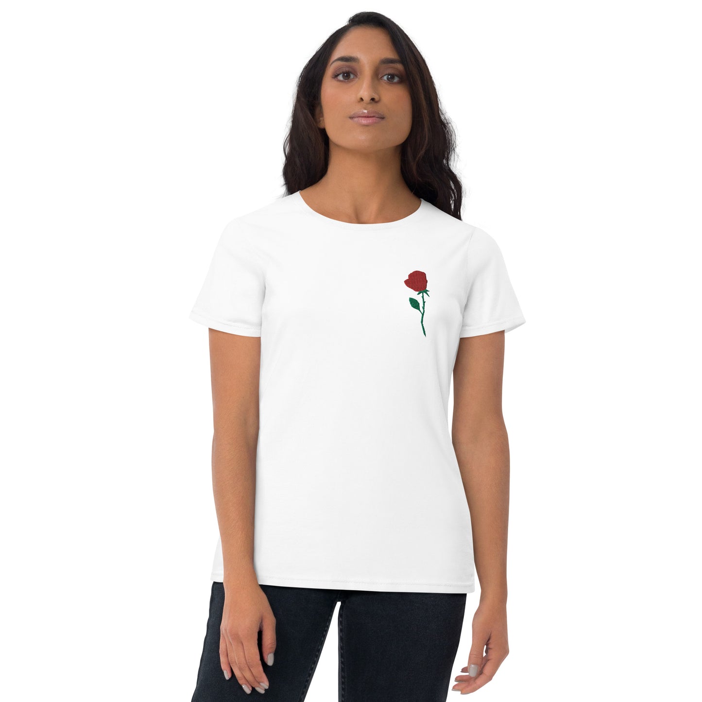 Red Rose Women's Short Sleeve T-Shirt