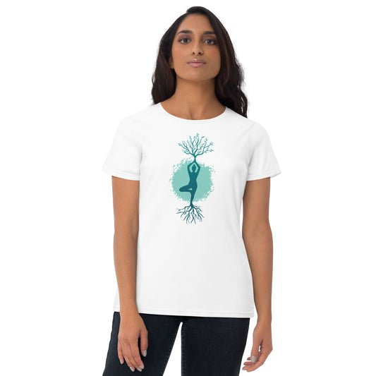 Yoga Tree Pose Women's Short Sleeve T-Shirt