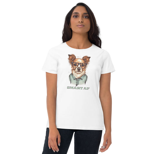 Smart AF Dog Women's Short Sleeve T-Shirt