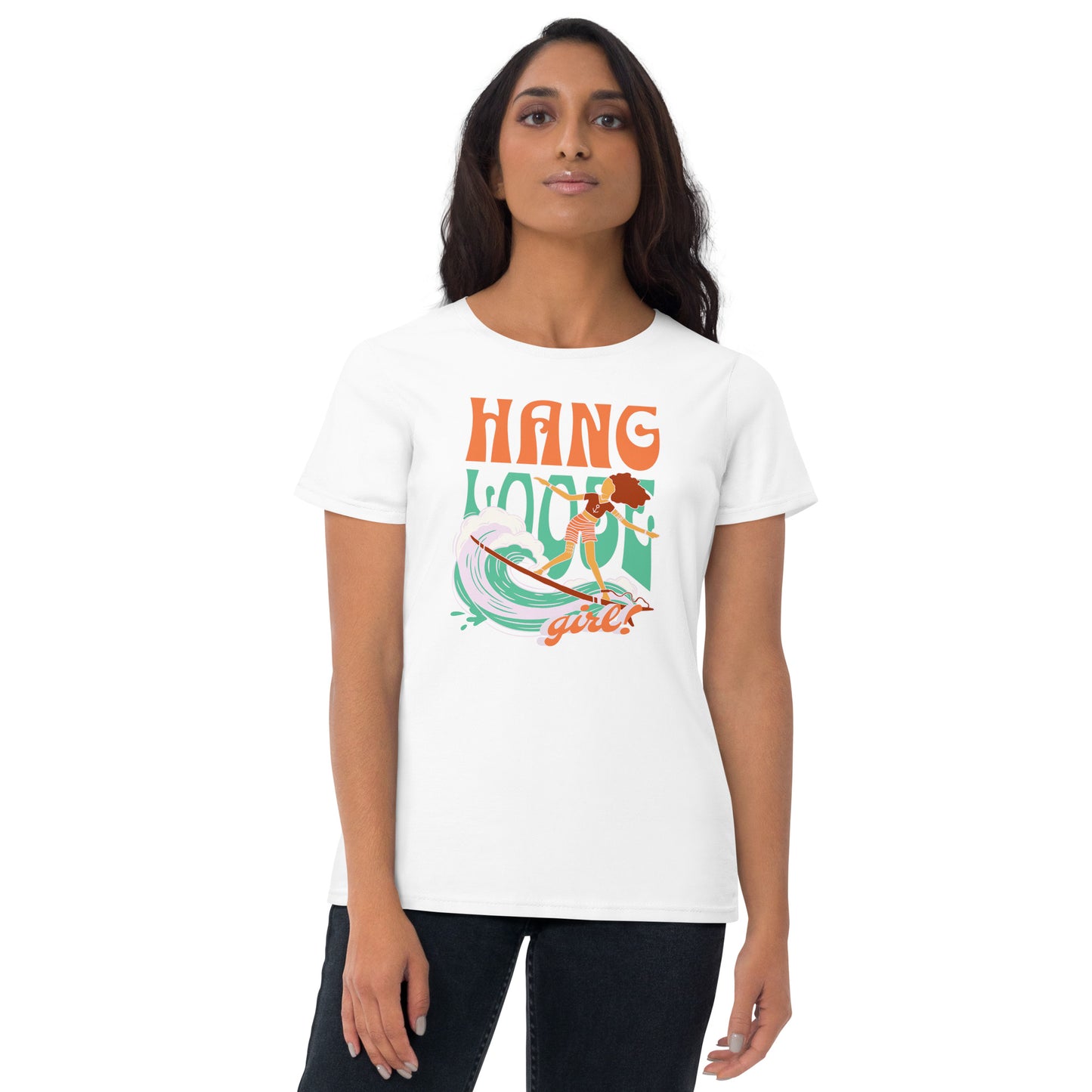 Hang Loose Surfer Girl Women's Short Sleeve T-Shirt