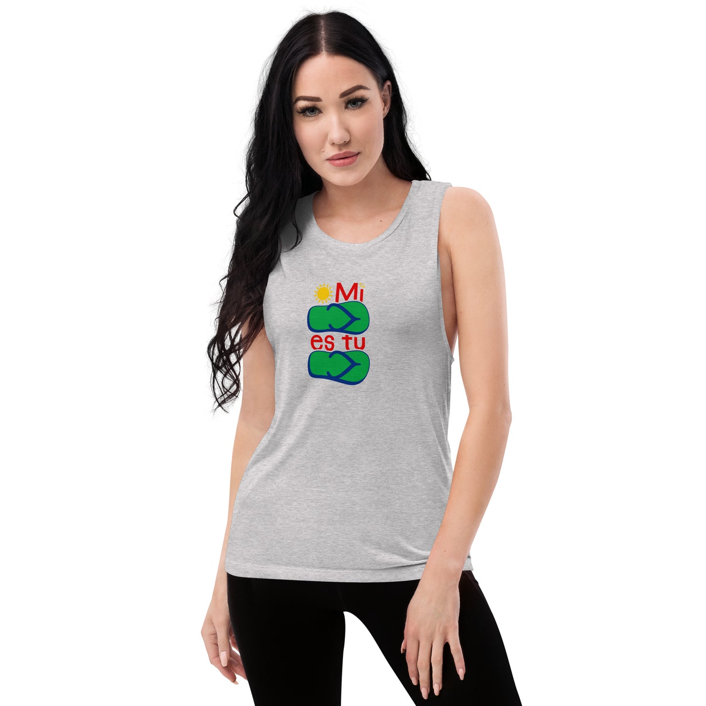 Mi Chancla Es Tu Chancla Ladies’ Muscle Tank