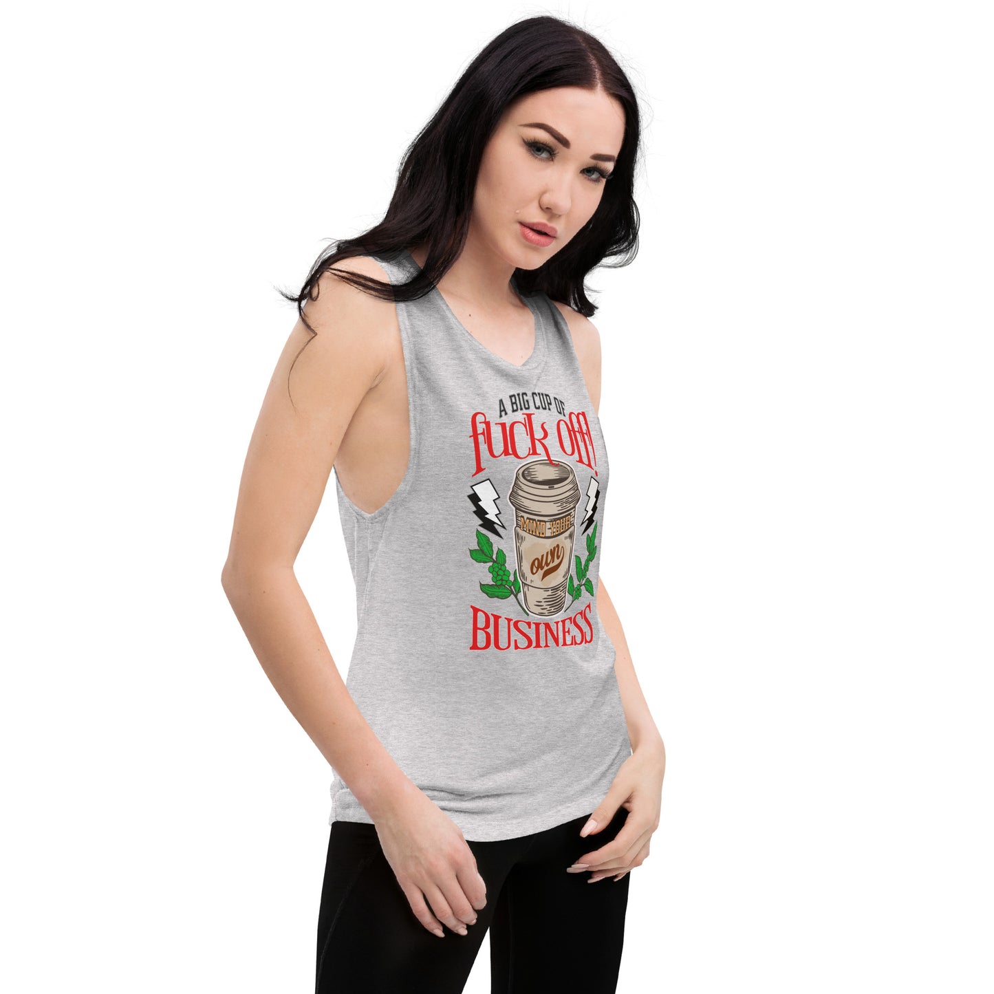 F Off Ladies’ Muscle Tank