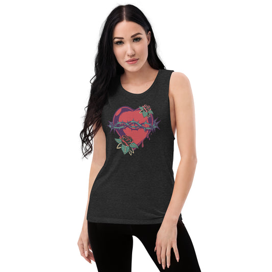 Sacred Heart Ladies’ Muscle Tank