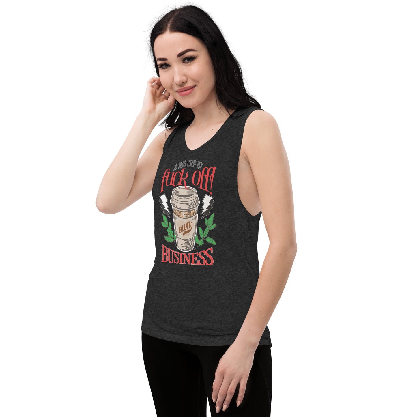 F Off Ladies’ Muscle Tank