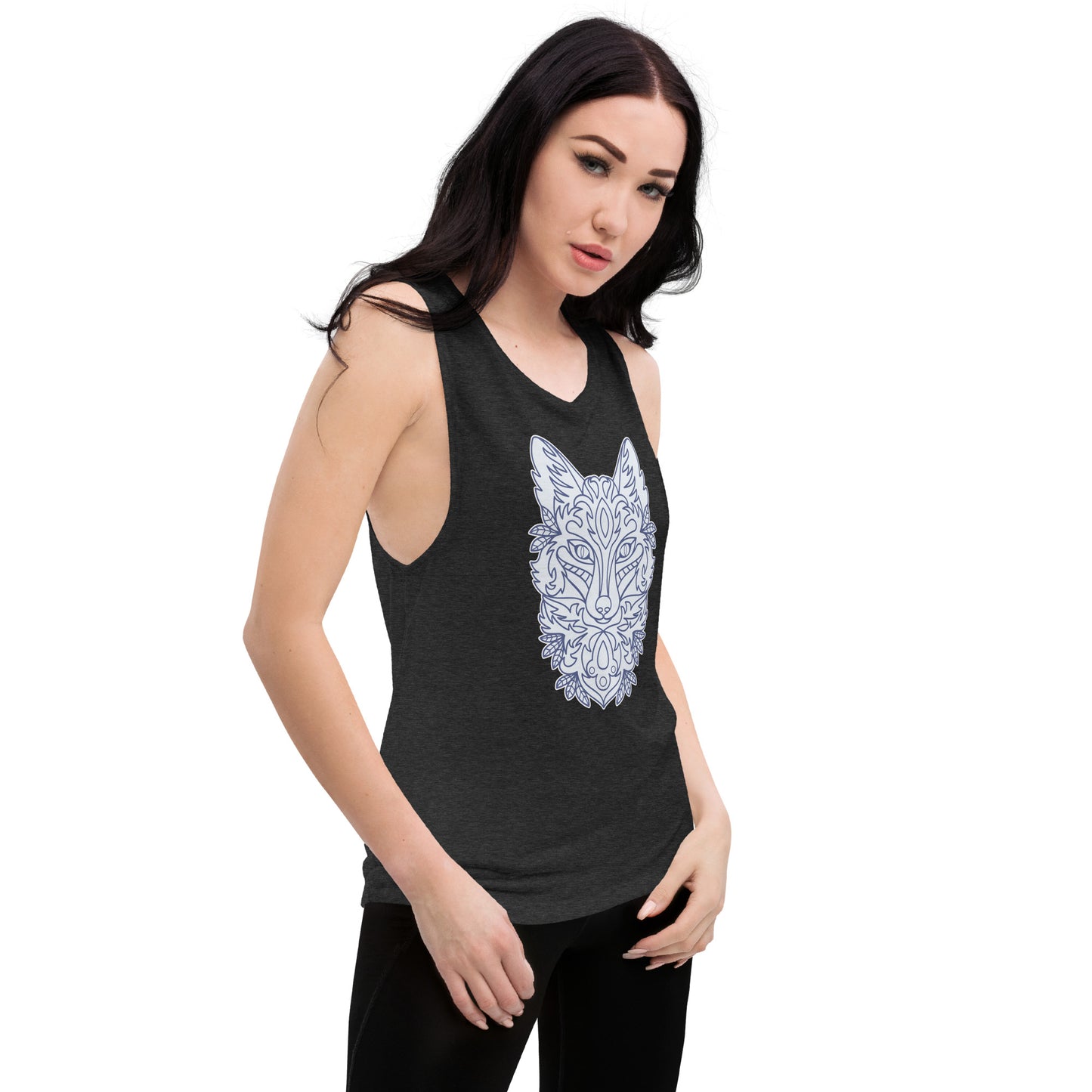 Wolf Ladies’ Muscle Tank