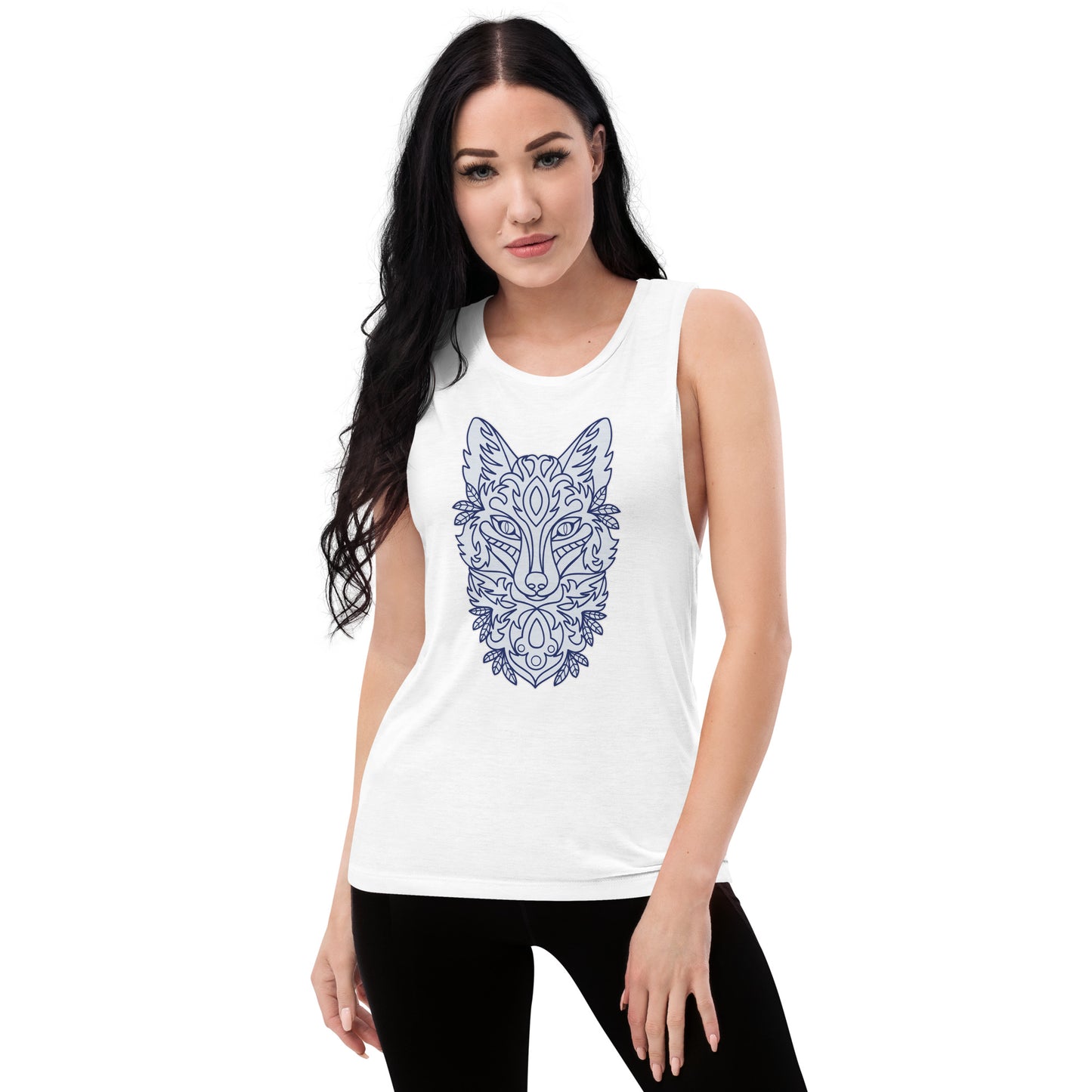 Wolf Ladies’ Muscle Tank