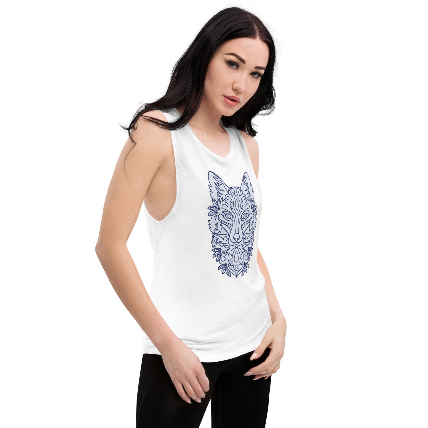 Wolf Ladies’ Muscle Tank