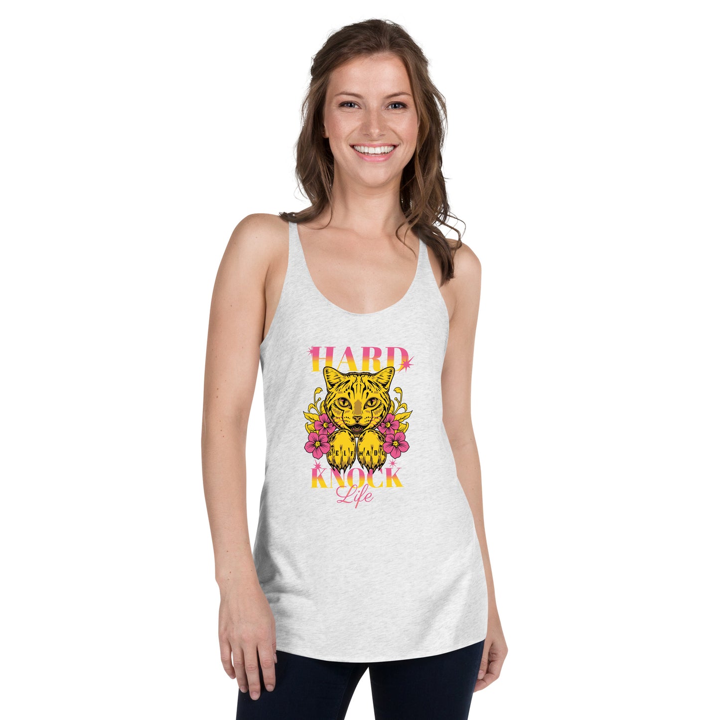 Self Made Hard Knock Life Women's Racerback Tank