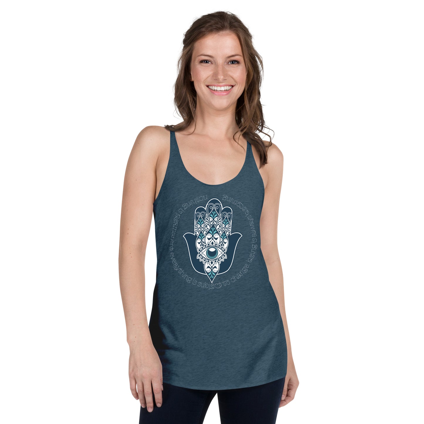 Namaste Palm Women's Racerback Tank