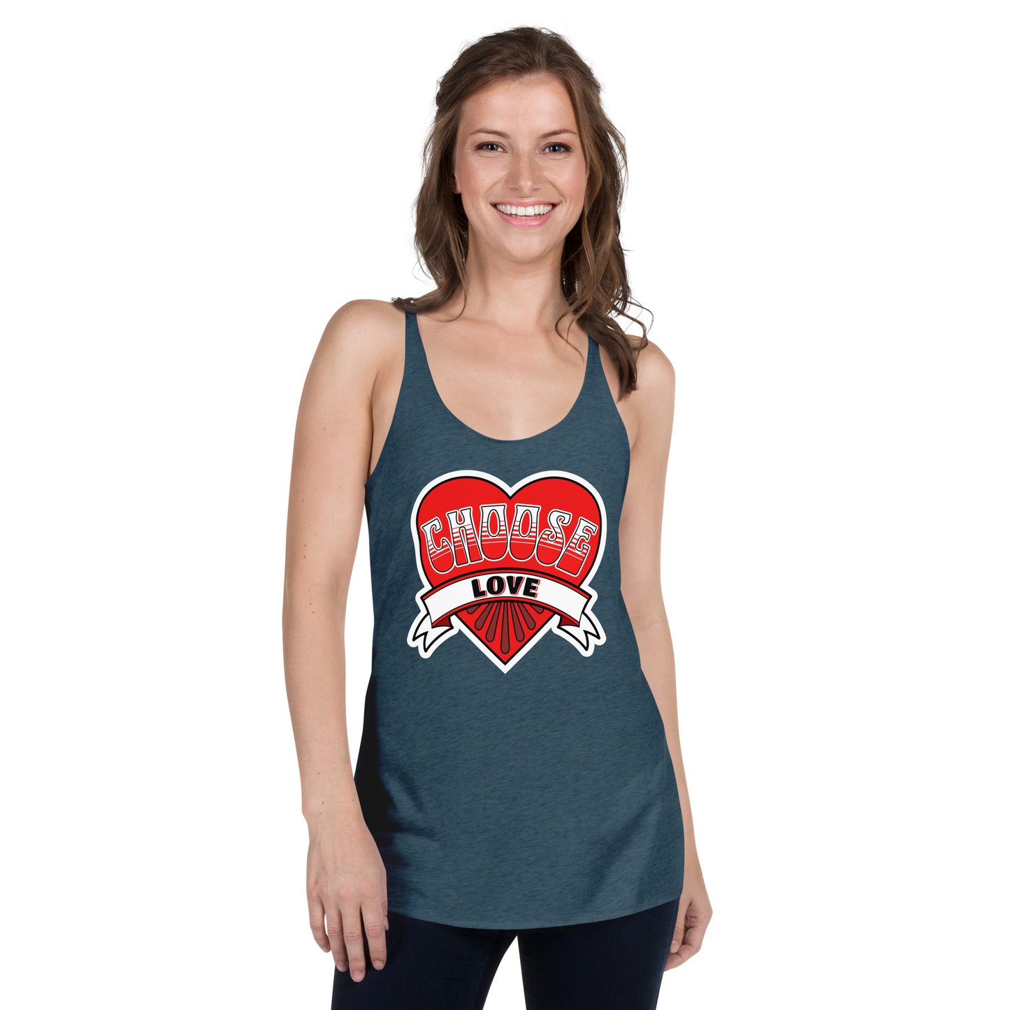 Choose Love Women's Racerback Tank