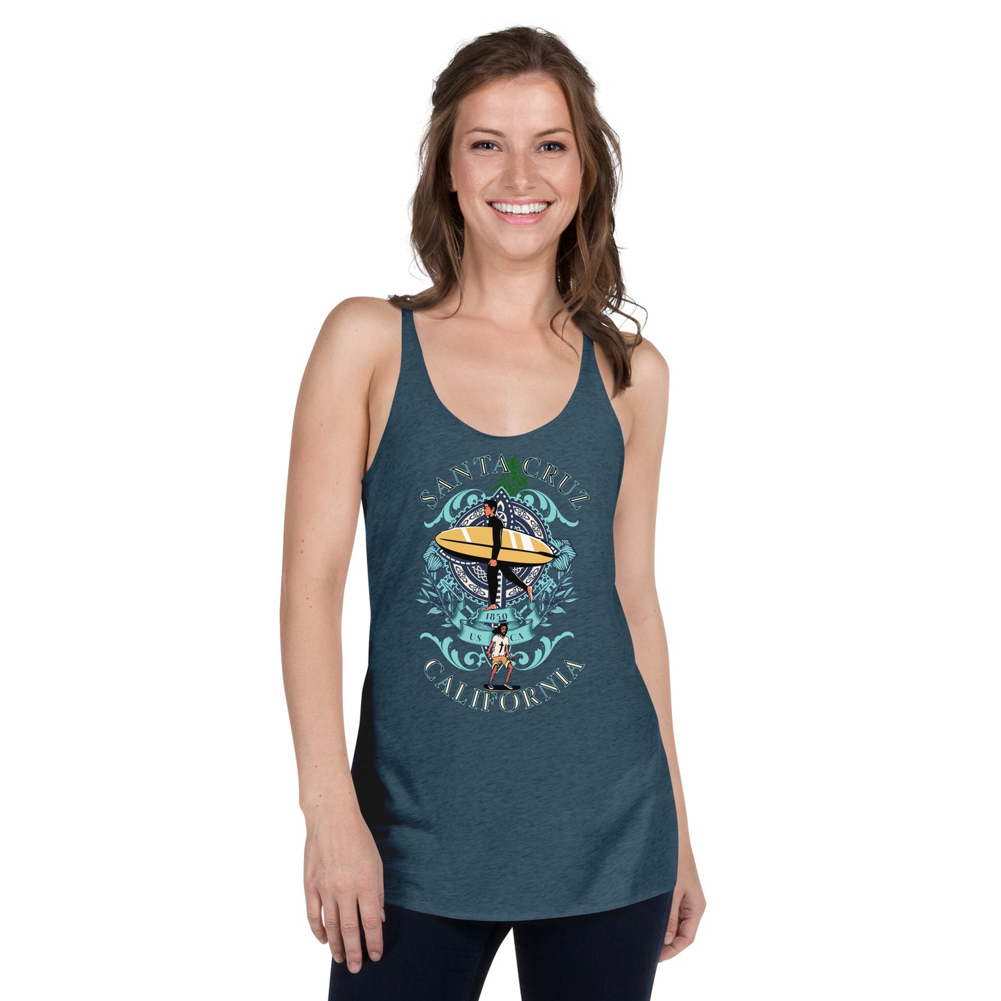 Santa Cruz California Women's Racerback Tank