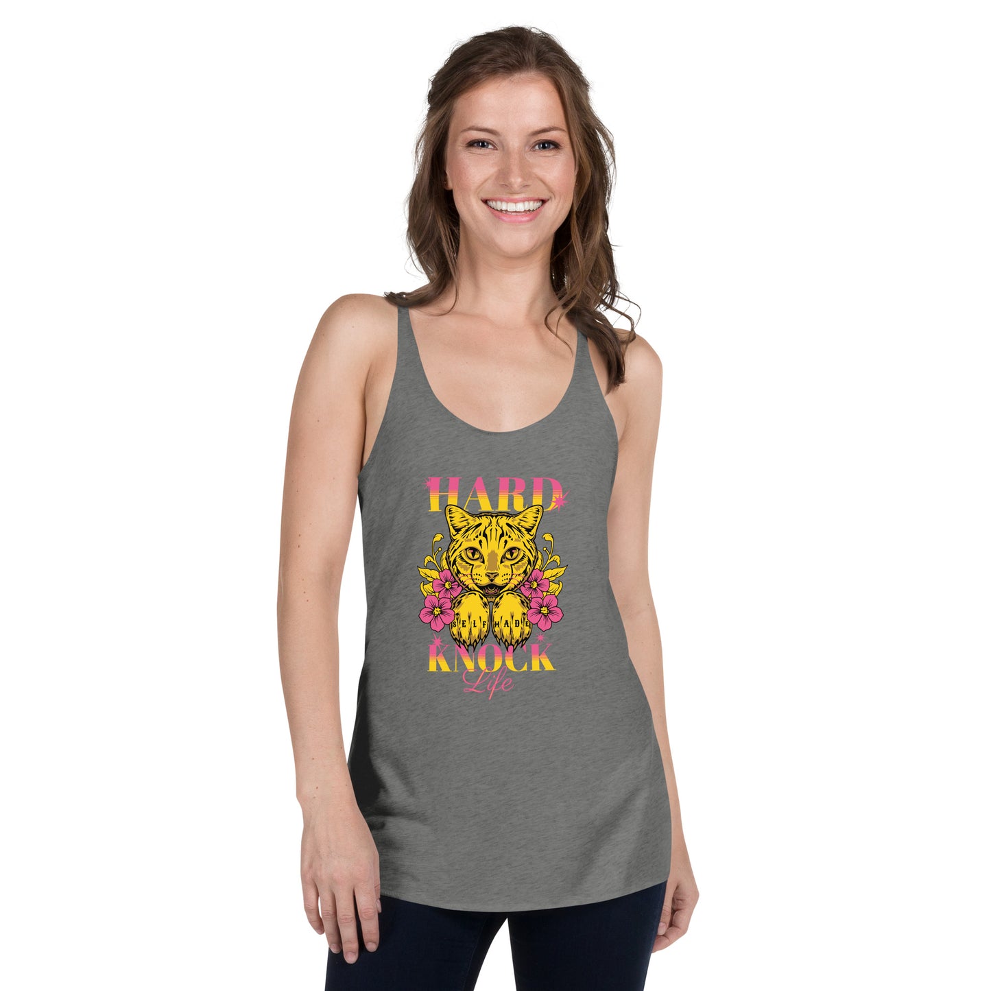 Self Made Hard Knock Life Women's Racerback Tank