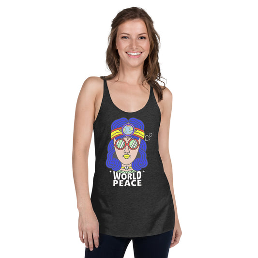 World Peace Women's Racerback Tank