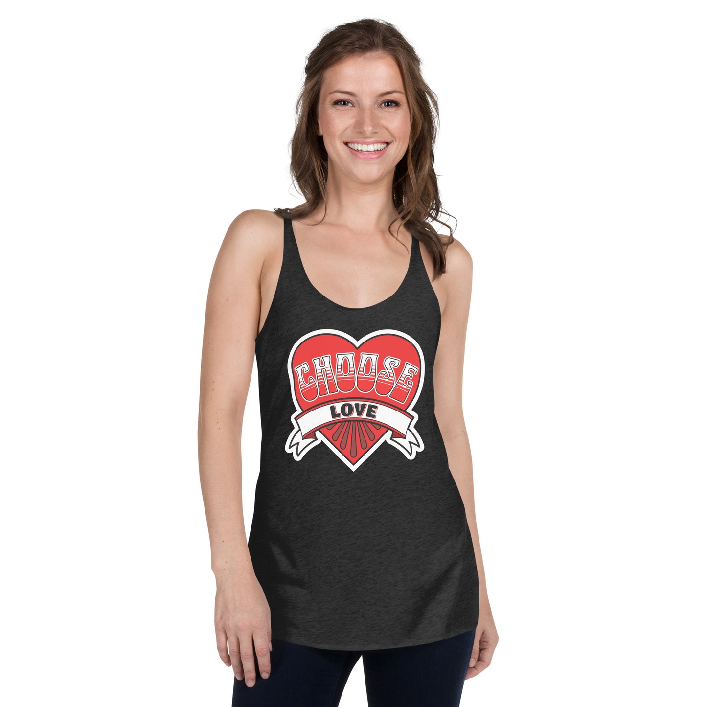 Choose Love Women's Racerback Tank