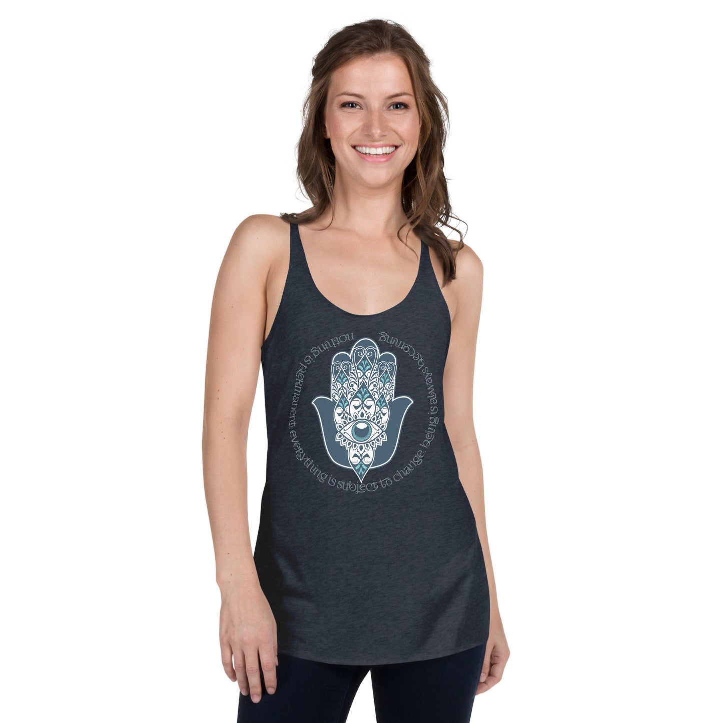 Namaste Palm Women's Racerback Tank