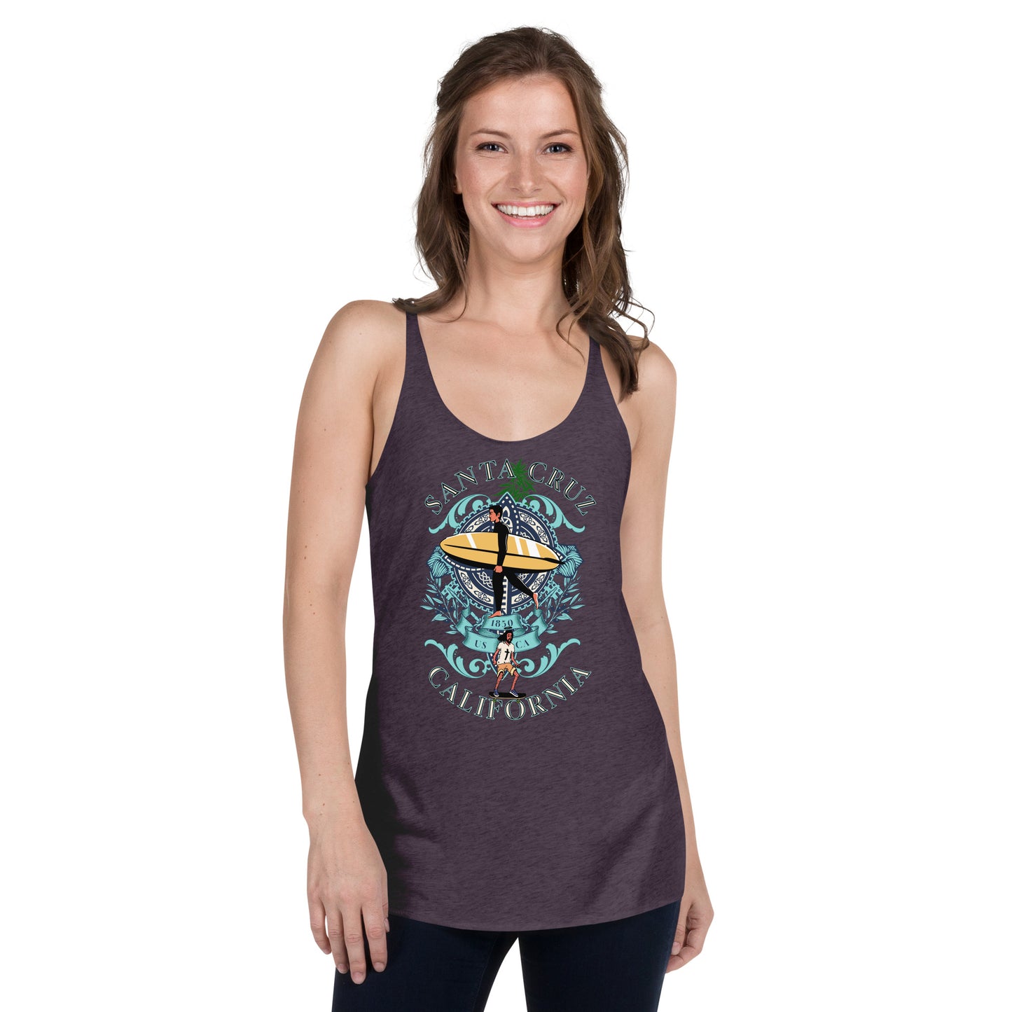 Santa Cruz California Women's Racerback Tank