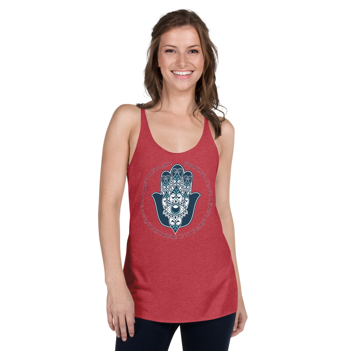 Namaste Palm Women's Racerback Tank