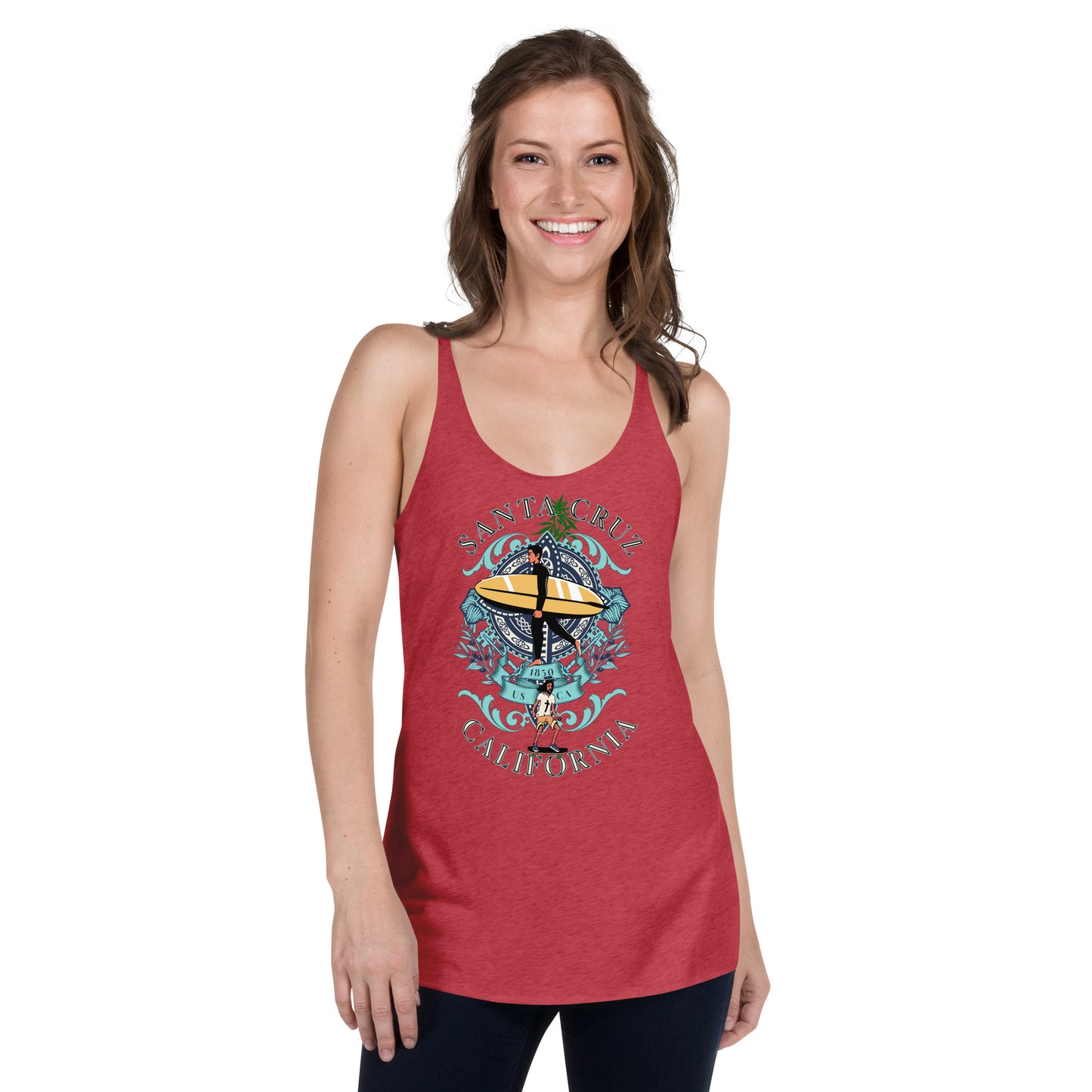Santa Cruz California Women's Racerback Tank